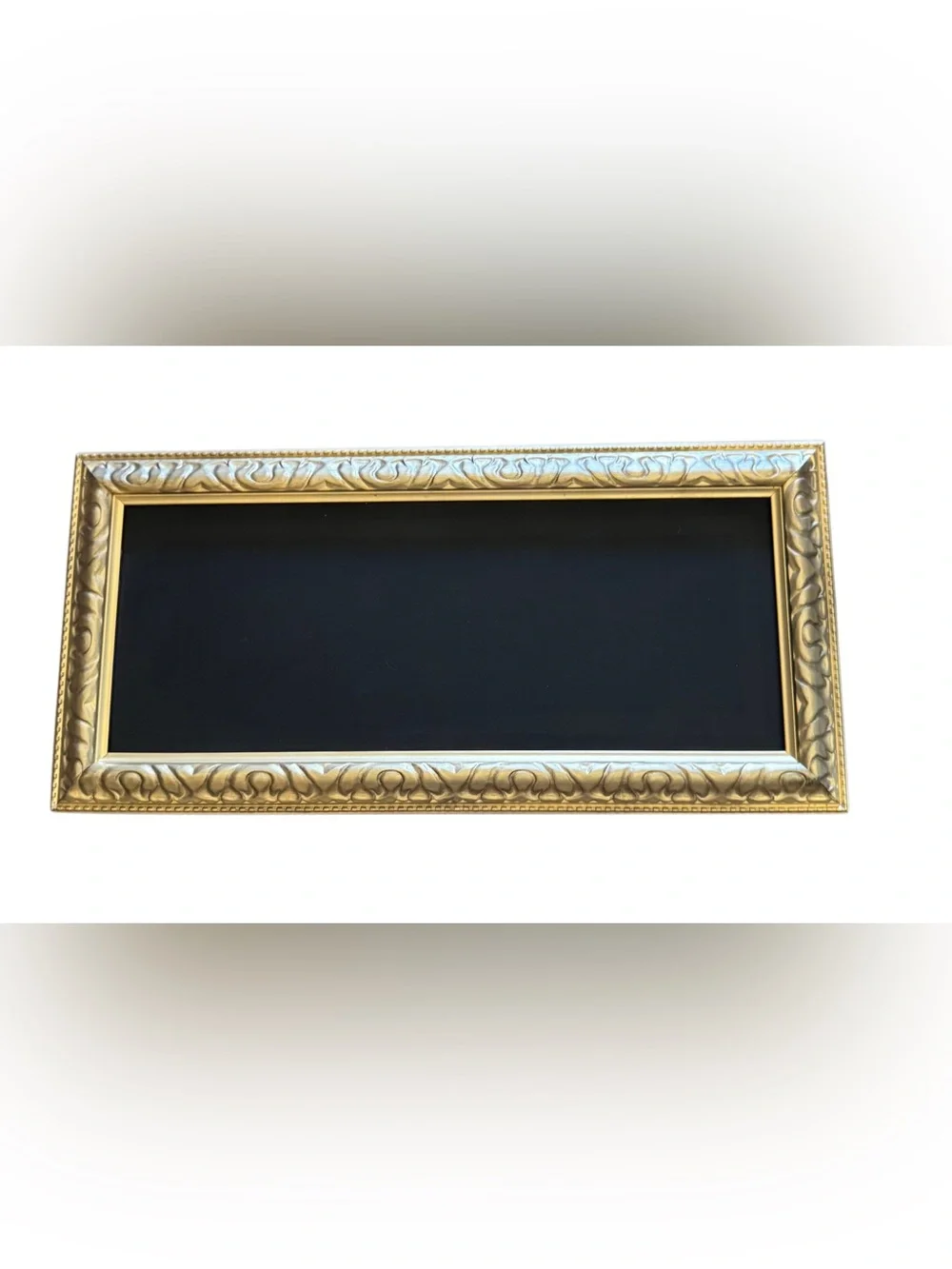 Gold Ornate Wood Framed Chalkboard Sign